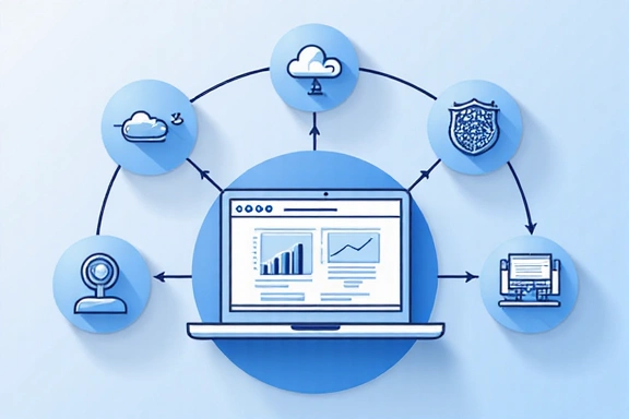 Illustration of third-party cookies and data flow