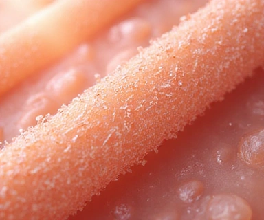 Collagen molecule structure illustration